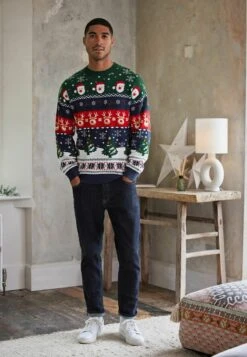 Next CHRISTMAS STANDARD - Strickpullover - Green -Herrenbekleidung 036a5cc3630a48b08775a4c08bad8b51 1