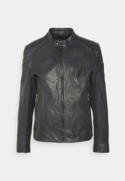 BELSTAFF RACER JACKET - Lederjacke - Insignia Blue 12 BELSTAFF RACER JACKET - Lederjacke - Insignia Blue -Herrenbekleidung 049188a6c96b4124bc7cc924f8479456