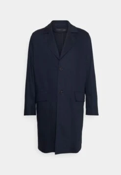 DRYKORN SOLANO - Klassischer Mantel - Blue -Herrenbekleidung 055dedefa17441cf9c04221a3765938f