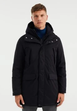 WE FASHION MET CAPUCHON - Parka - Black