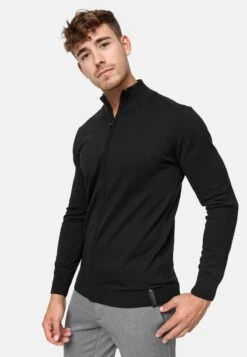 Indicode Jeans LAU - Sweatjacke - Black 10 Indicode Jeans LAU - Sweatjacke - Black -Herrenbekleidung 062e14cb48354e3d90bb5fe9efb242a4