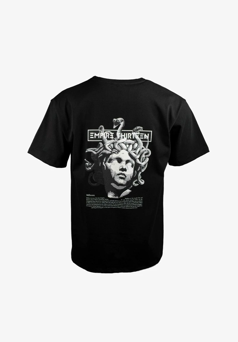 MEDUSA - T-Shirt Print - Schwarz 4 MEDUSA - T-Shirt Print - Schwarz – Bild 2