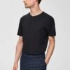 Selected Homme T-Shirt Basic - Black