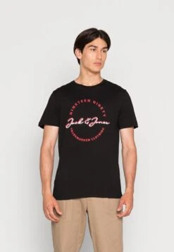 Jack & Jones JJSTAMP TEE CREW NECK 3 PACK - T-Shirt Print - Black/white/navy Blazer 11 Jack & Jones JJSTAMP TEE CREW NECK 3 PACK - T-Shirt Print - Black/white/navy Blazer -Herrenbekleidung 07b2bc4ef3554a1da59d747ba73c3f62