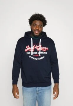 Jack & Jones Kapuzenpullover - Blau 12 Jack & Jones Kapuzenpullover - Blau -Herrenbekleidung 07b8b11b5a9b4a1e99fbe8336f2317c6