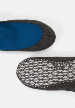 Falke COSYSHOE SLIPPERS VIRGIN WOOL-MIX, SILICON GRIP - Socken - Blue 10 Falke COSYSHOE SLIPPERS VIRGIN WOOL-MIX, SILICON GRIP - Socken - Blue -Herrenbekleidung 07e394124a2444bf9113bd3ecdf5ef05