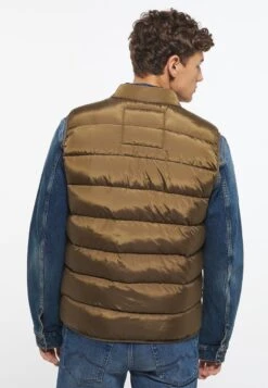 Mustang DENNIS - Weste - Grün -Herrenbekleidung 0a7633202ad64a68af2deb60fe78fc5f