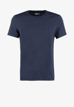 Pier One T-Shirt Basic - Dark Blue Melange -Herrenbekleidung 0d592046cd89469590588862f5503431