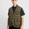 URBAN CLASSICS WORKER - Weste - Dark Olive -Herrenbekleidung 0d990bf1ca26410bb2257673898f059e