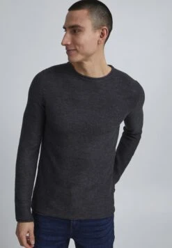 Solid SDJARAH - Strickpullover - Dark Grey Melange