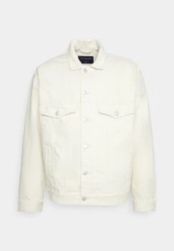 Abercrombie & Fitch Jeansjacke - Ecru -Herrenbekleidung 102cec65d2514ff3949dbf845565e3b3