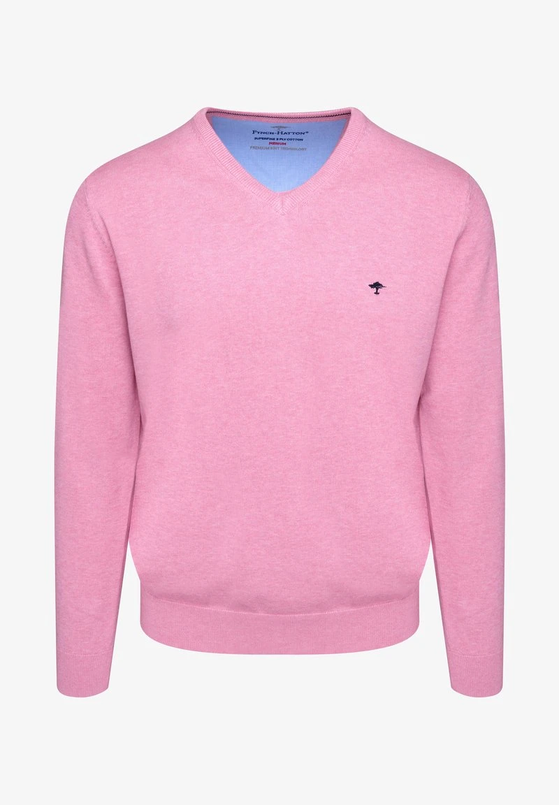 FYNCH-HATTON Strickpullover - Flamingo 6 FYNCH-HATTON Strickpullover - Flamingo – Bild 4