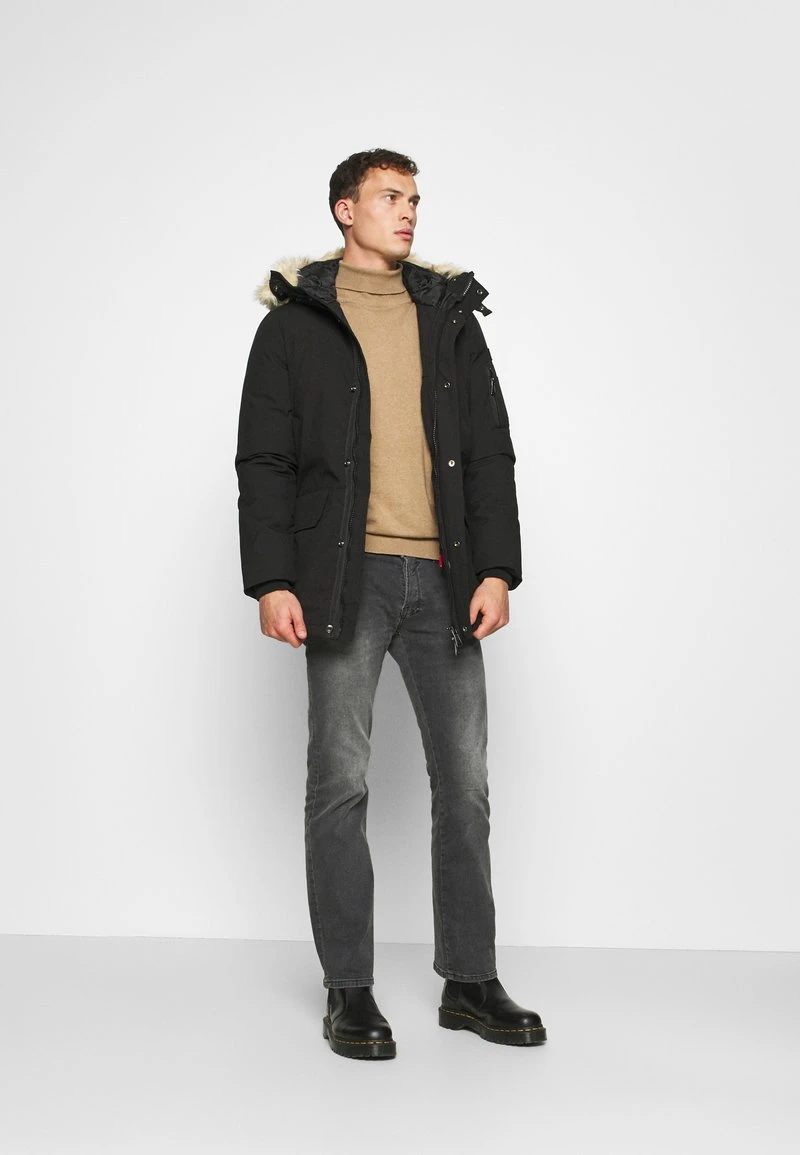 Schott NELSON - Wintermantel - Black 4 Schott NELSON - Wintermantel - Black – Bild 2