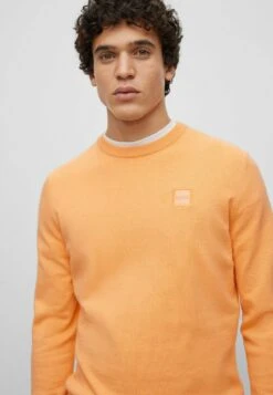 Boss KANOVANO - Strickpullover - Light Orange Three -Herrenbekleidung 15e881f7ba2e4e568553e8d95ab23488