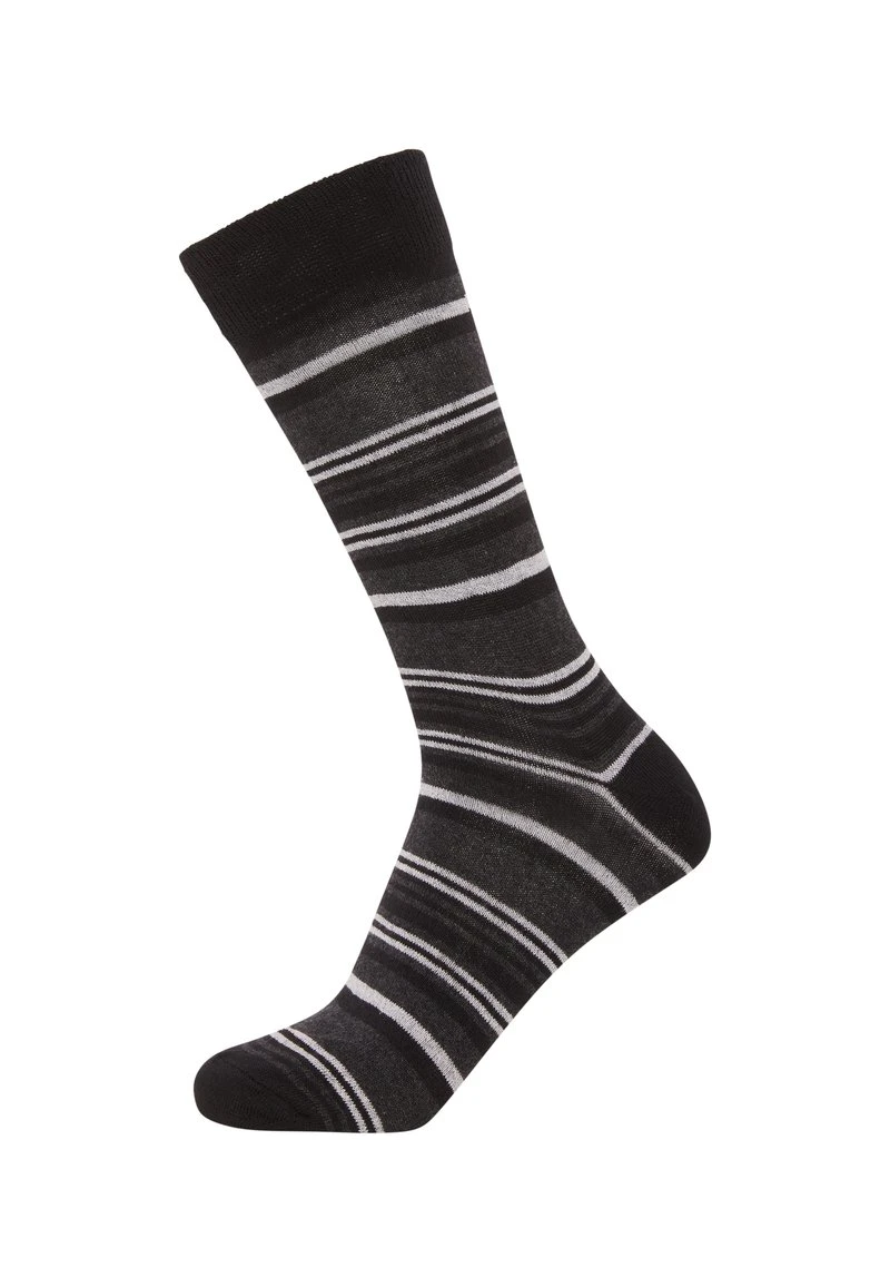 12-PACK STRIPED - Socken - Black 6 12-PACK STRIPED - Socken - Black – Bild 4