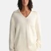 Gant SLUB - Strickpullover - Cream -Herrenbekleidung 16f712e982df49d5b9079f338098c688