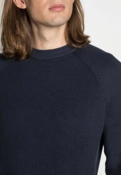 ESPRIT SUS STRUC CNK - Strickpullover - Navy -Herrenbekleidung 1746c623638f4fc6baa23b1ff2bb64db