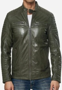 Lederjacke - Khaki 12 Lederjacke - Khaki -Herrenbekleidung 17a0dc4181414c808e7f968bdf9034e1 1