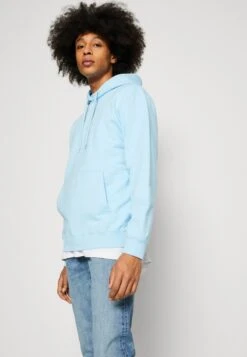 Edwin KATAKANA HOODIE UNISEX - Sweatshirt - Sky Blue -Herrenbekleidung 17d7cdd412fd485ba458eaf6c73bb38c