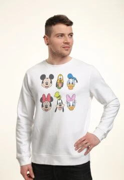 Henry Tiger DISNEY CLASSIC MICKEY ALWAYS TRENDING STACK - Sweatshirt - White -Herrenbekleidung 1817e2df476540e7b578eb2666a440de
