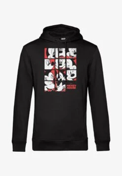 Henry Tiger MICKEY CLASSIC MICKEY MOUSE EXPRESSION GRID - Kapuzenpullover - Black