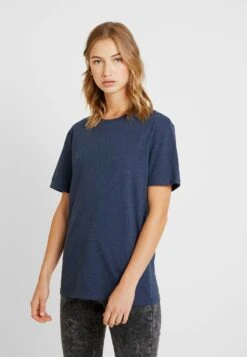 Pier One T-Shirt Basic - Dark Blue Melange -Herrenbekleidung 1913ab27ec374ef0b3e6a5ff891afb49