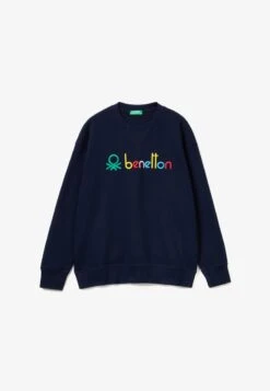 United Colors Of Benetton LOGOED - Sweatshirt - Blue