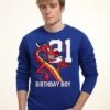 Henry Tiger MULAN MUSHU TWENTYONE - Sweatshirt - Royal Blue -Herrenbekleidung 1ac5d417ff59409eb10477387a90e0b6