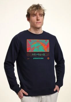 Henry Tiger STAR WARS CLASSIC BRIGHT BADDES - Sweatshirt - Navy Blue -Herrenbekleidung 1ba97b1eac6b4443b251e3524f221502 1