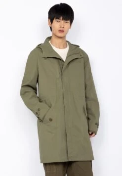 Schott LONGUE ARMY - Parka - Kaki Clair