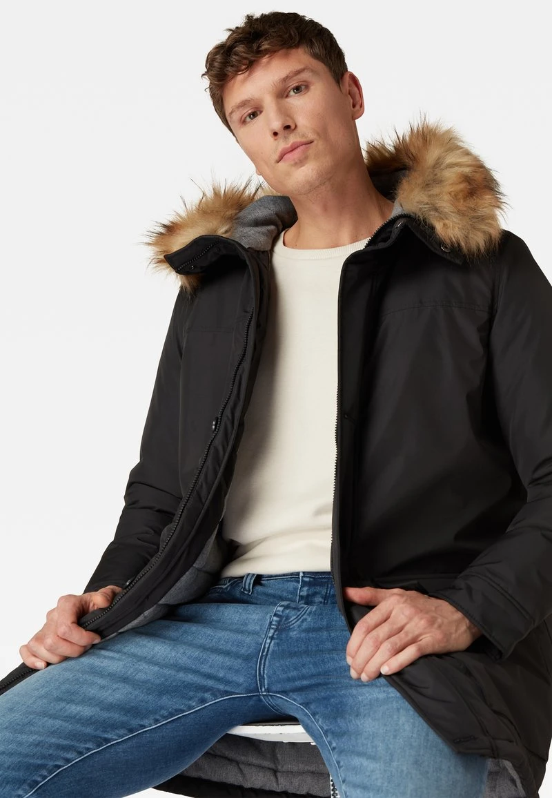 Mavi BASIC HOODED - Wintermantel - Black 8 Mavi BASIC HOODED - Wintermantel - Black – Bild 6