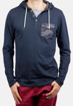 Koroshi Langarmshirt - Gris -Herrenbekleidung 204c37407d7d40eabd5eb84665cfd0a7