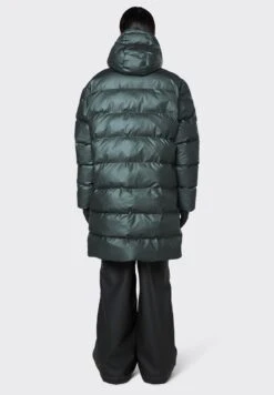 Rains LONG PUFFER JACKET UNISEX - Wintermantel - Silver Pine -Herrenbekleidung 205f604f14fd4f1ca60306ebbab39552