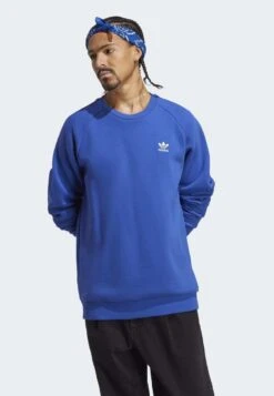 Adidas Originals ESSENTIAL CREW - Sweatshirt - Semi Lucid Blue
