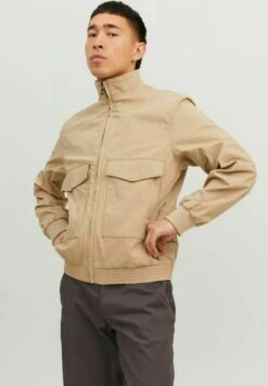 JACK&JONES Premium HOCHGESCHLOSSENE - Übergangsjacke - White Pepper