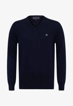 MIT V AUSSCHNITT - Strickpullover - Navy -Herrenbekleidung 2634e1615a9448b6b6d8e22eb2664a9b