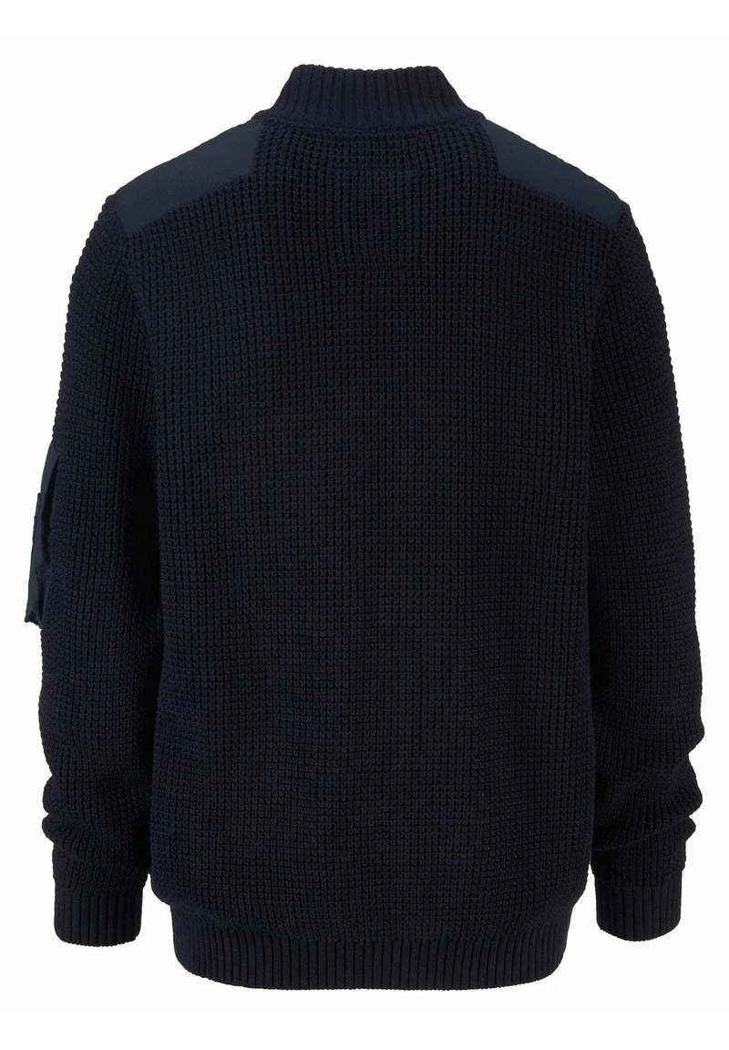Strickjacke - Marineblau 6 Strickjacke - Marineblau – Bild 4