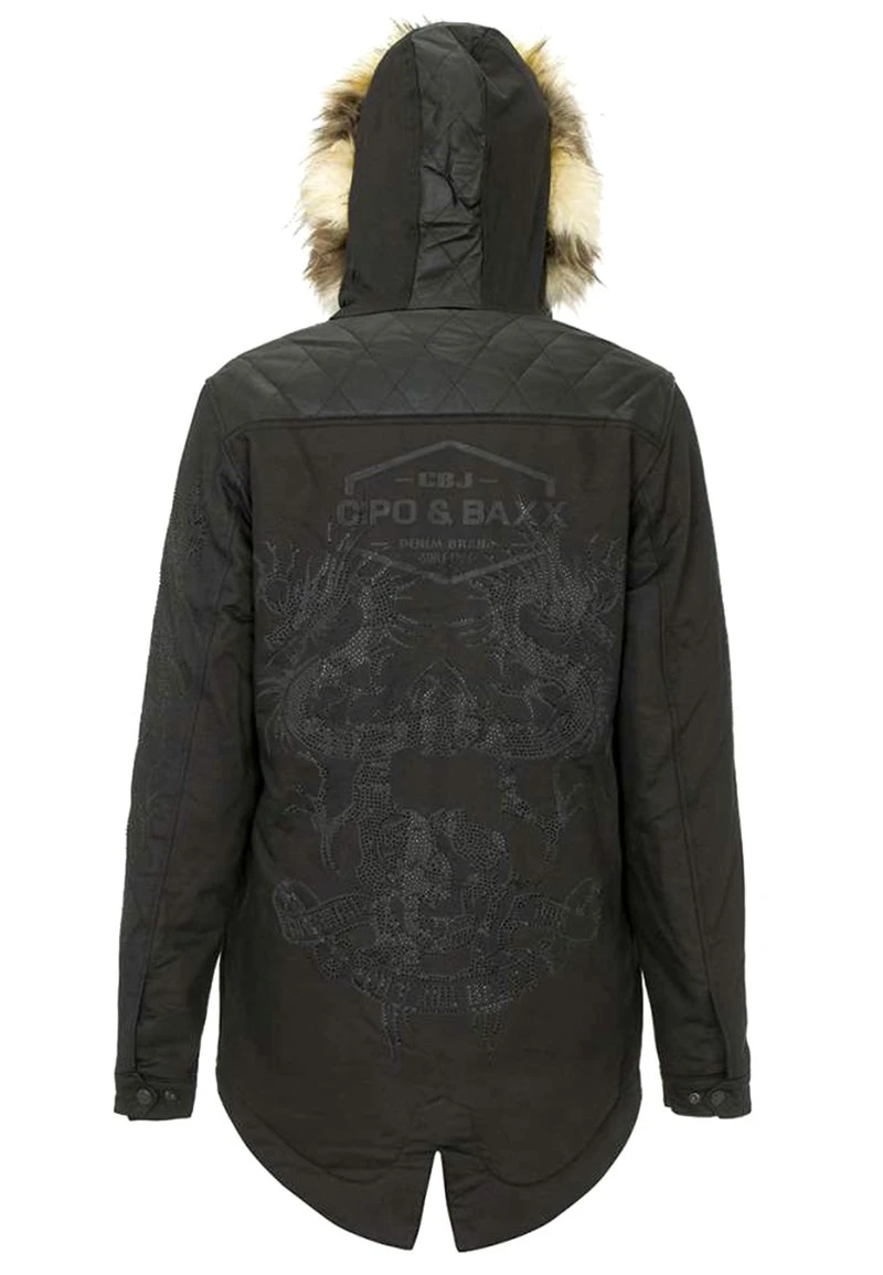 Cipo & Baxx Daunenmantel - Black 7 Cipo & Baxx Daunenmantel - Black – Bild 5
