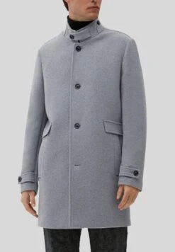 S.Oliver MIT VERSCHLIESSBAREM KRAGEN - Klassischer Mantel - Grey -Herrenbekleidung 2ee5d32b45da4968be6d85ebb9e34760