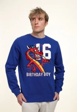 Henry Tiger MULAN MUSHU TWENTYONE - Sweatshirt - Royal Blue -Herrenbekleidung 2f21a2782f324d53b7d0bcb586fc8ad6