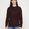 BRAVE SOUL BINARYO - Strickpullover - Red -Herrenbekleidung 2fd0fa9b498e422b940b0f60ce5915a9