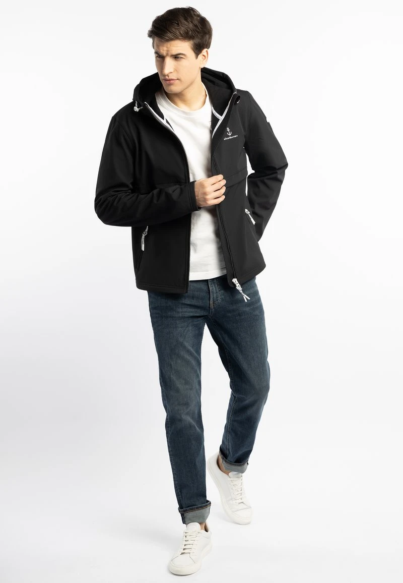 Dreimaster Kurzmantel - Schwarz 4 Dreimaster Kurzmantel - Schwarz – Bild 2