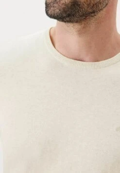 S.Oliver RUNDHALS LANGARM LOGO DI - Strickpullover - Hellgrau Melange -Herrenbekleidung 332f9fe00e7a43808e430ede914eb140