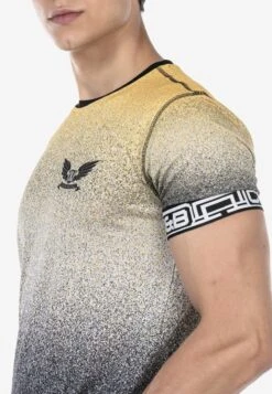 Cipo & Baxx T-Shirt Print - Yellow 13 Cipo & Baxx T-Shirt Print - Yellow -Herrenbekleidung 3393d5e4da1847aba2e458cc20666815