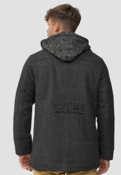 Indicode Jeans Kurzmantel - Black Mix -Herrenbekleidung 3412e99c804948ee92029178f541b256