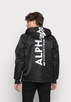 Alpha Industries ANORAK - Windbreaker - Black -Herrenbekleidung 3584671351de442f9c3bc5ecbf989aa9