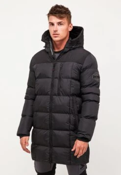 GRAYSON LONGLINE PUFFER JACKET - Wintermantel - Jet Black