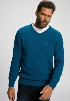JP1880 BASIC-FORM V-AUSSCHNITT - Strickpullover - Bleu Turquoise -Herrenbekleidung 39a3e78db5374caa80351d1ef11cdf1f 1