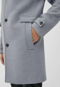 S.Oliver MIT VERSCHLIESSBAREM KRAGEN - Klassischer Mantel - Grey -Herrenbekleidung 3a6fe9459d714788a93600d27f8d0bc6