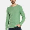 STRUKTURIERT - Strickpullover - Grasgrün 1 STRUKTURIERT - Strickpullover - Grasgrün -Herrenbekleidung 3bcb65704e4c40dab566b94743e6c5ea